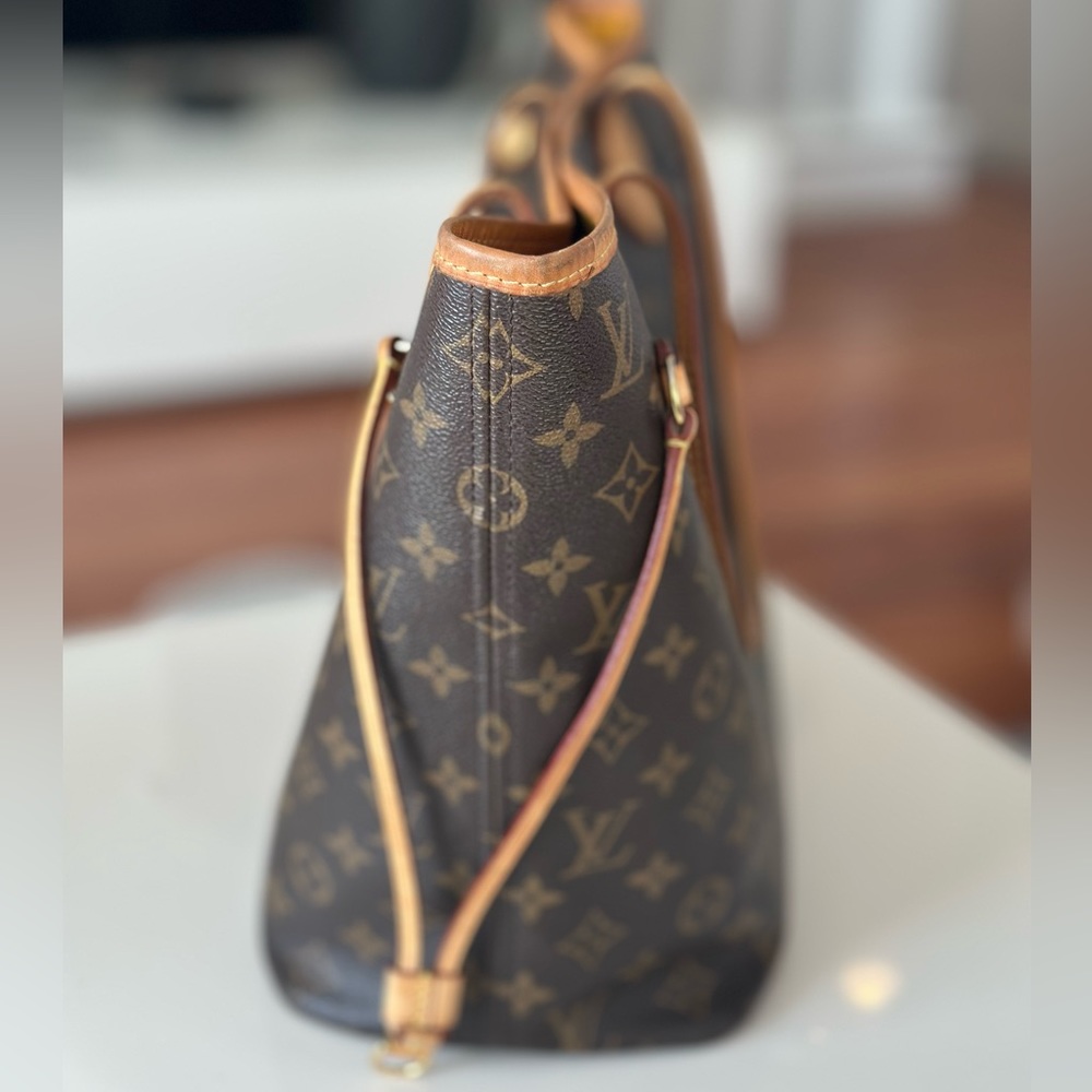 Louis Vuitton Neverfull Tote MM Brown Canvas Monogram - Picture 7 of 16
